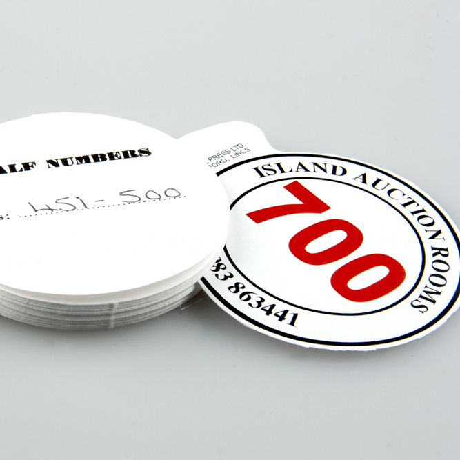 Auctioneers Calf Lot Numbers