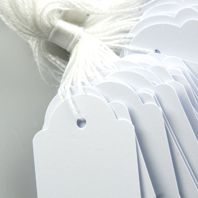 White Hardware Swing Tickets